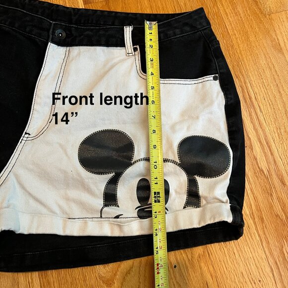Disney Mickey Mouse Color Block White Black Shorts Plus Size 20 by Her Universe - Picture 8 of 10